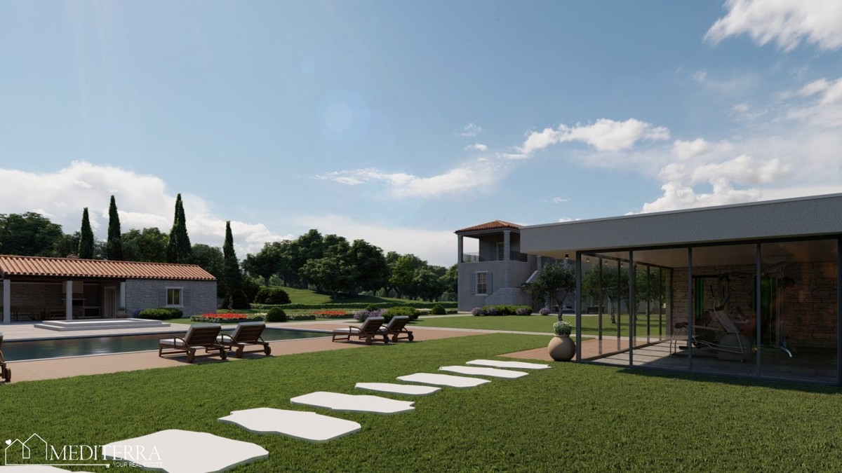 Investicijska priložnost v Istri – ekskluzivna parcela za posestvo (stancijo) ali turistični resort – PRILOŽNOST!sa