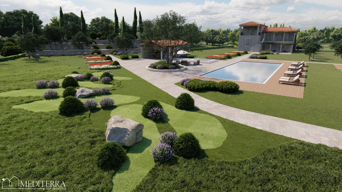 Investicijska priložnost v Istri – ekskluzivna parcela za posestvo (stancijo) ali turistični resort – PRILOŽNOST!sa