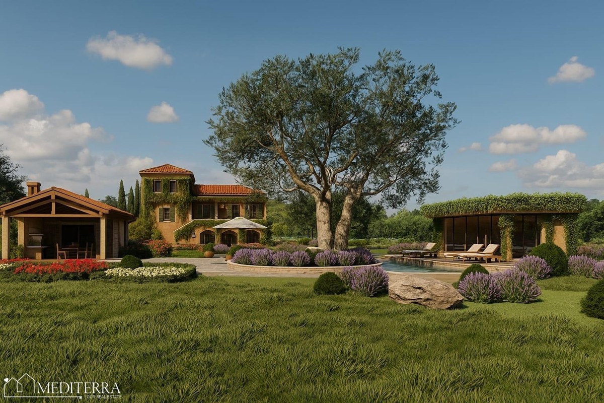 Investicijska priložnost v Istri – ekskluzivna parcela za posestvo (stancijo) ali turistični resort – PRILOŽNOST!sa