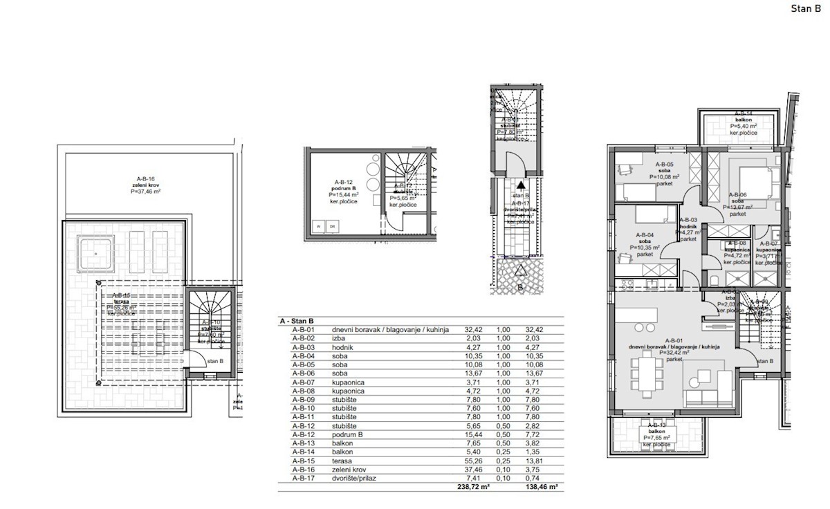 Apartma s strešno teraso in pogledom na morje, Poreč, Istra