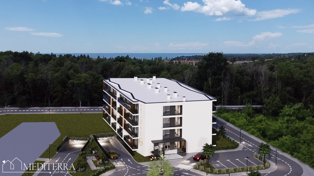 Apartma s pogledom na morje na mirni lokaciji, Poreč, Istra