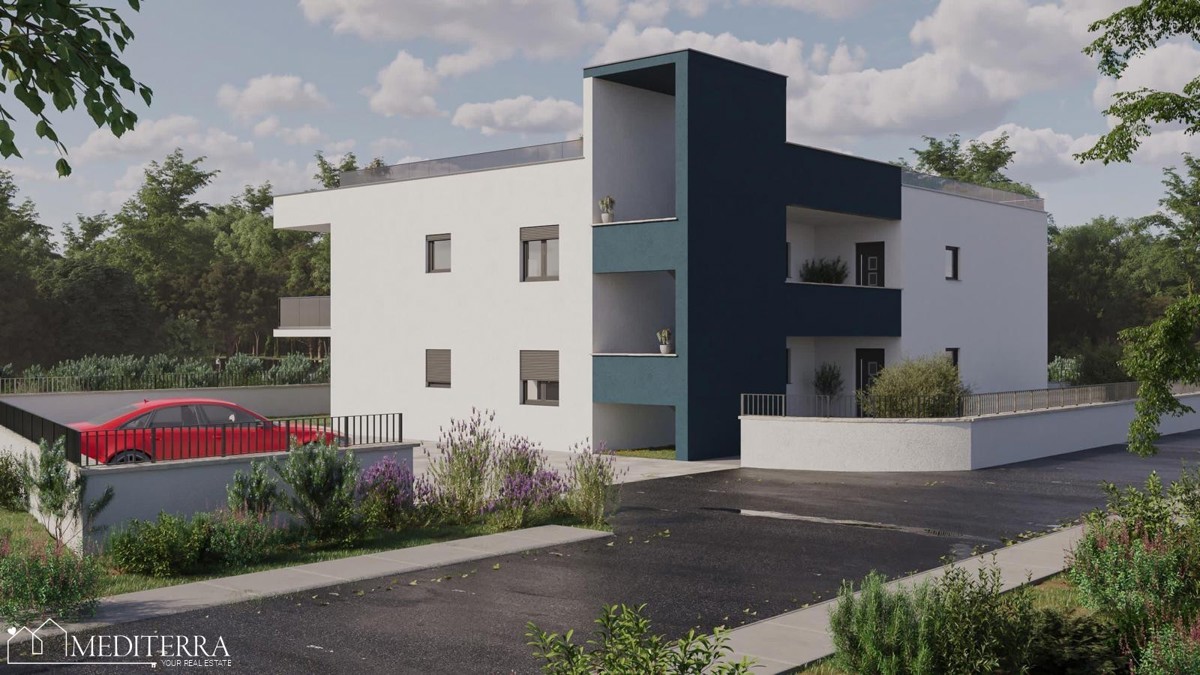 Apartma s strešno teraso in pogledom na morje, Novigrad, Istra