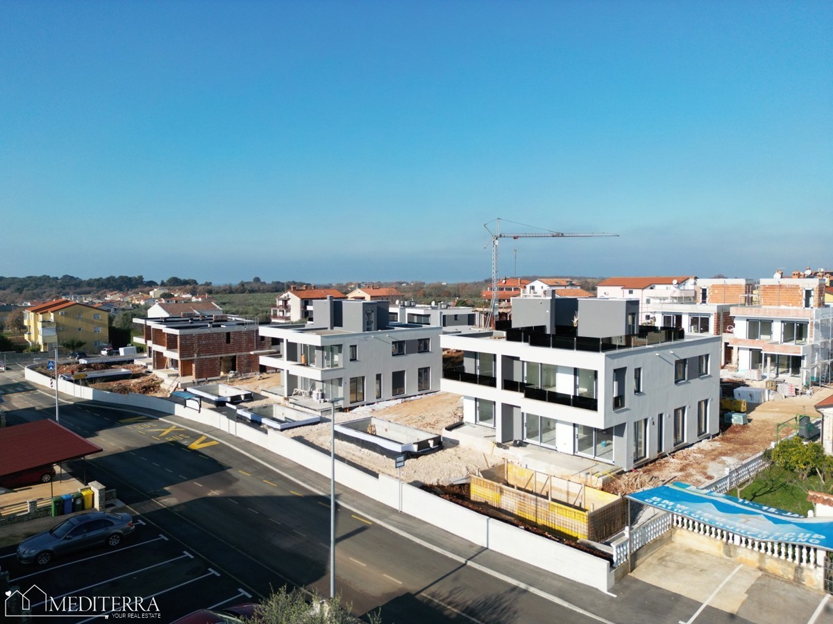 Contessa Residence 5., stanovanje 3., s strešno teraso, novogradnja, Novigrad, Istra
