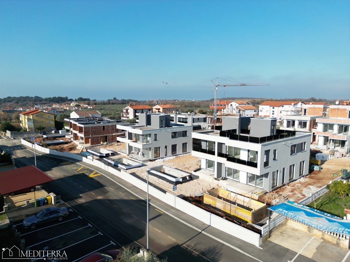 Contessa Residence 5., stanovanje 3., s strešno teraso, novogradnja, Novigrad, Istra