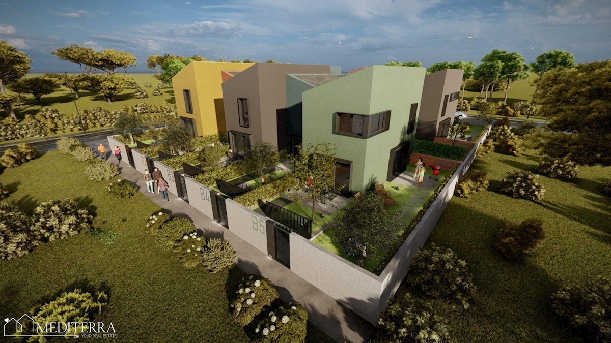 Vrstne hiše “Maj Townhouses” moderne arhitekture, Poreč