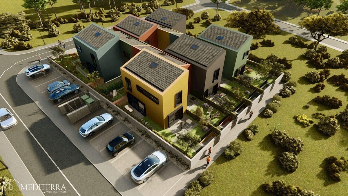 Vrstne hiše “Maj Townhouses” moderne arhitekture, Poreč