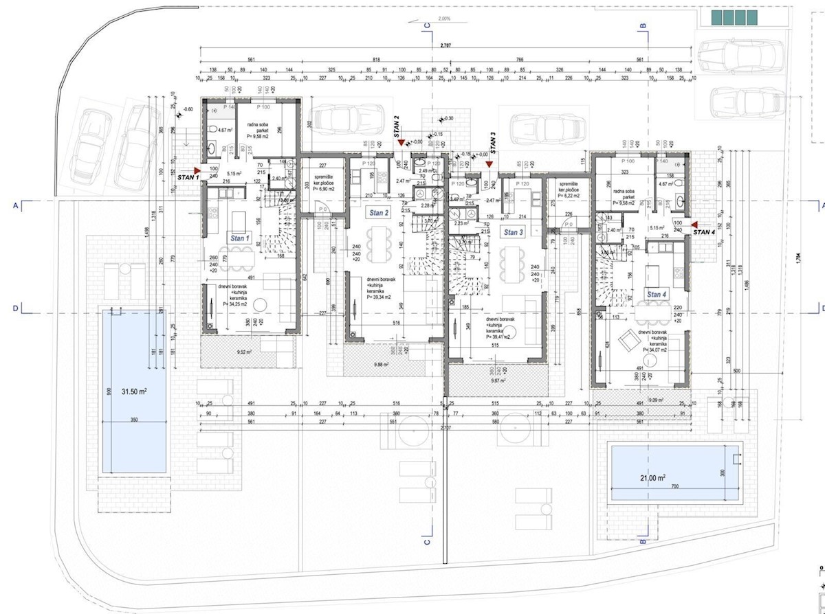 Contessa Residence 4., novogradnja z bazenom, Novigrad, Istra