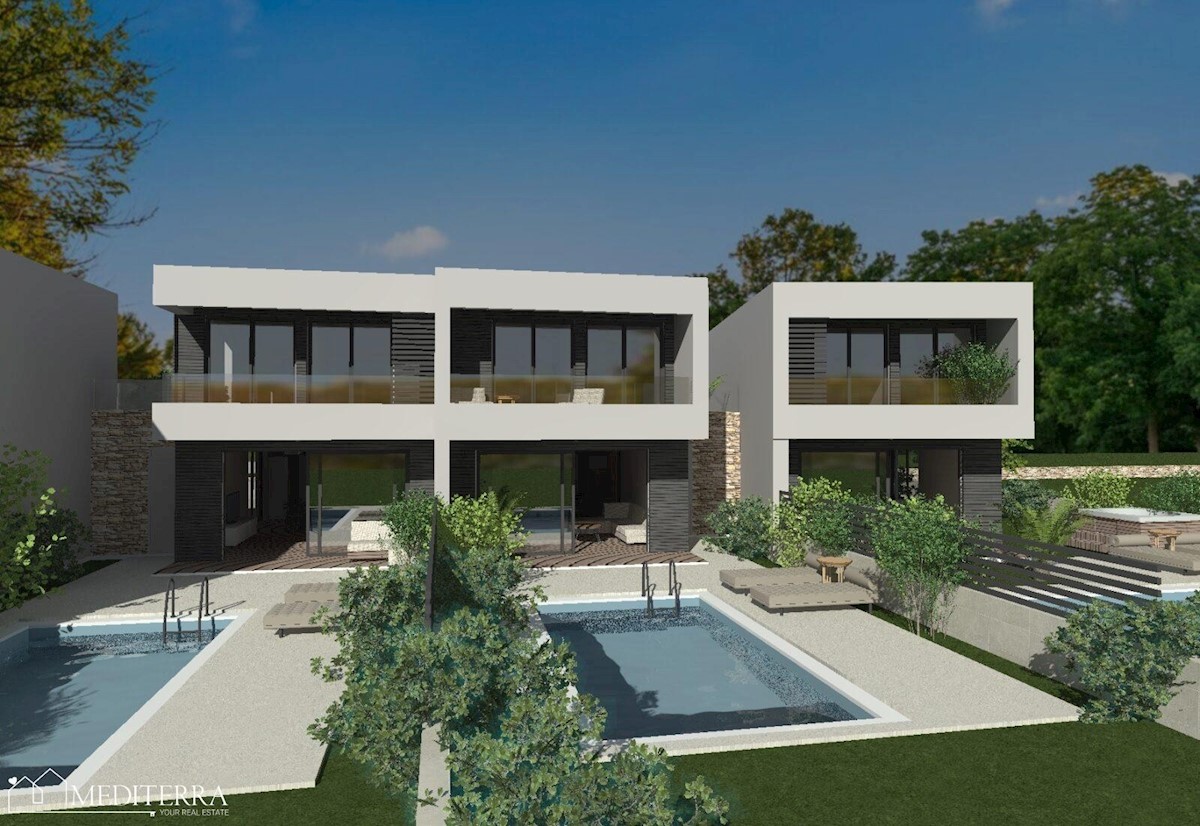Contessa Residence 4., novogradnja z bazenom, Novigrad, Istra