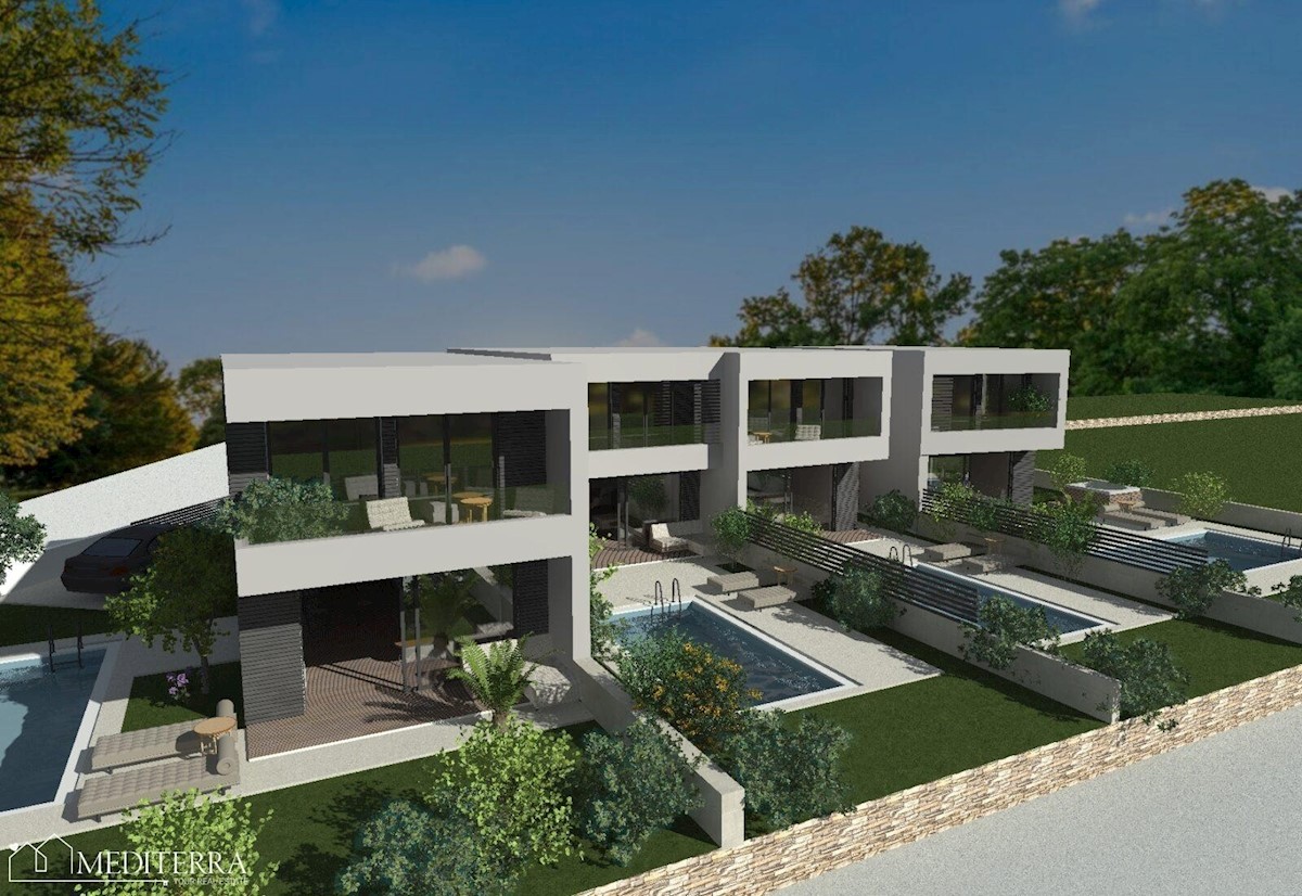 Contessa Residence 4., novogradnja z bazenom, Novigrad, Istra