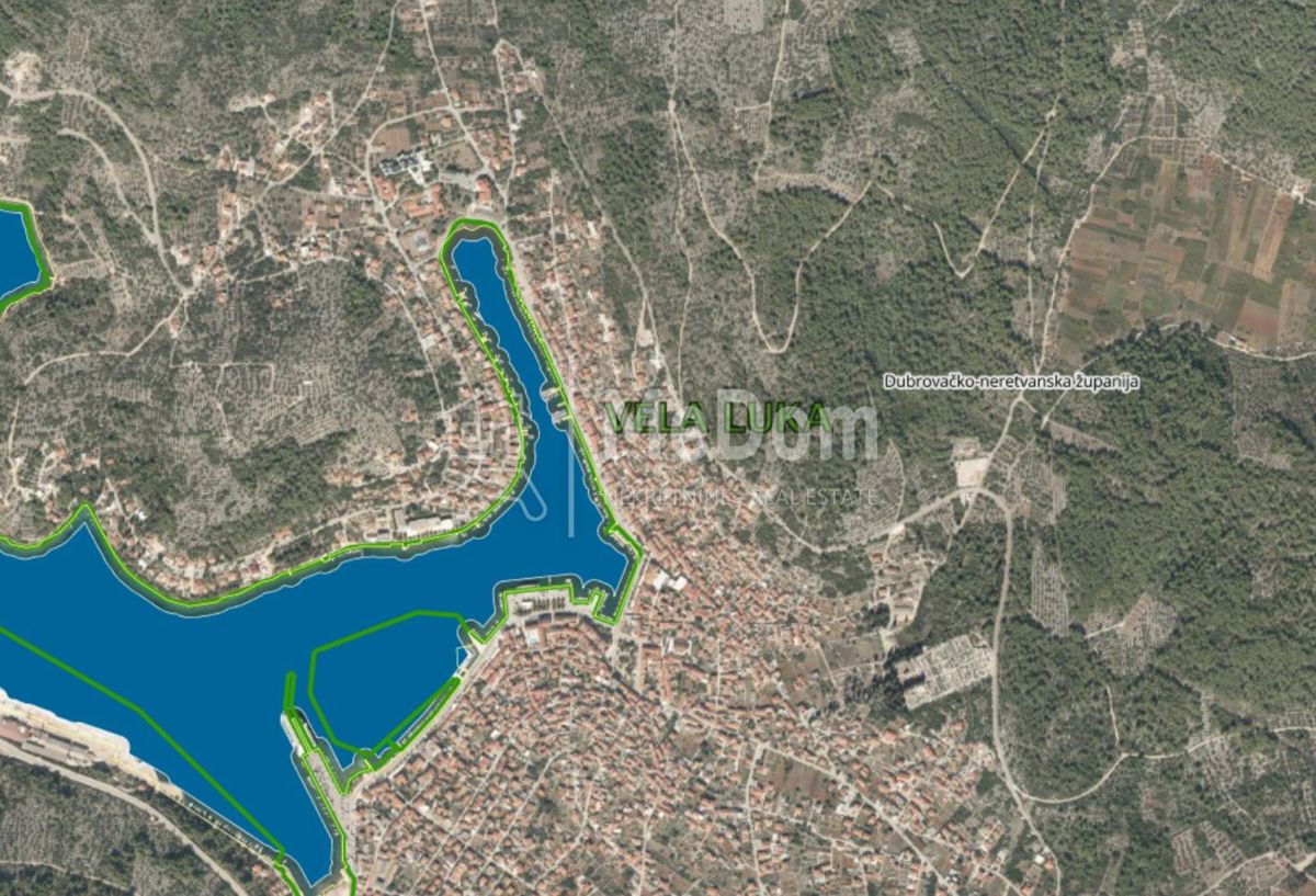 Zemljišče Vela Luka, 645m2