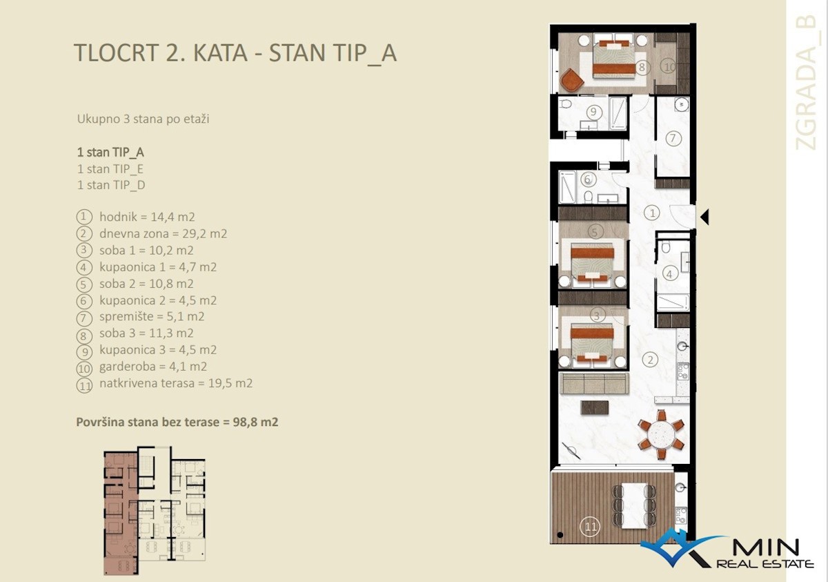 Luksuzni penthouse s pogledom na morje - Novigrad (bA3)