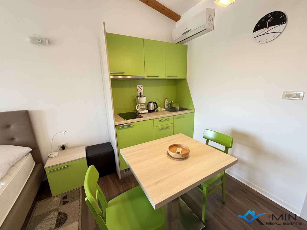 Hiša s 3 apartmaji in vrtom v centru Novigrada