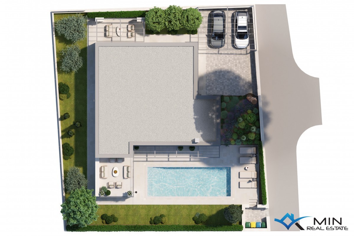 Luksuzna vila z bazenom 250 m od morja v Novigradu