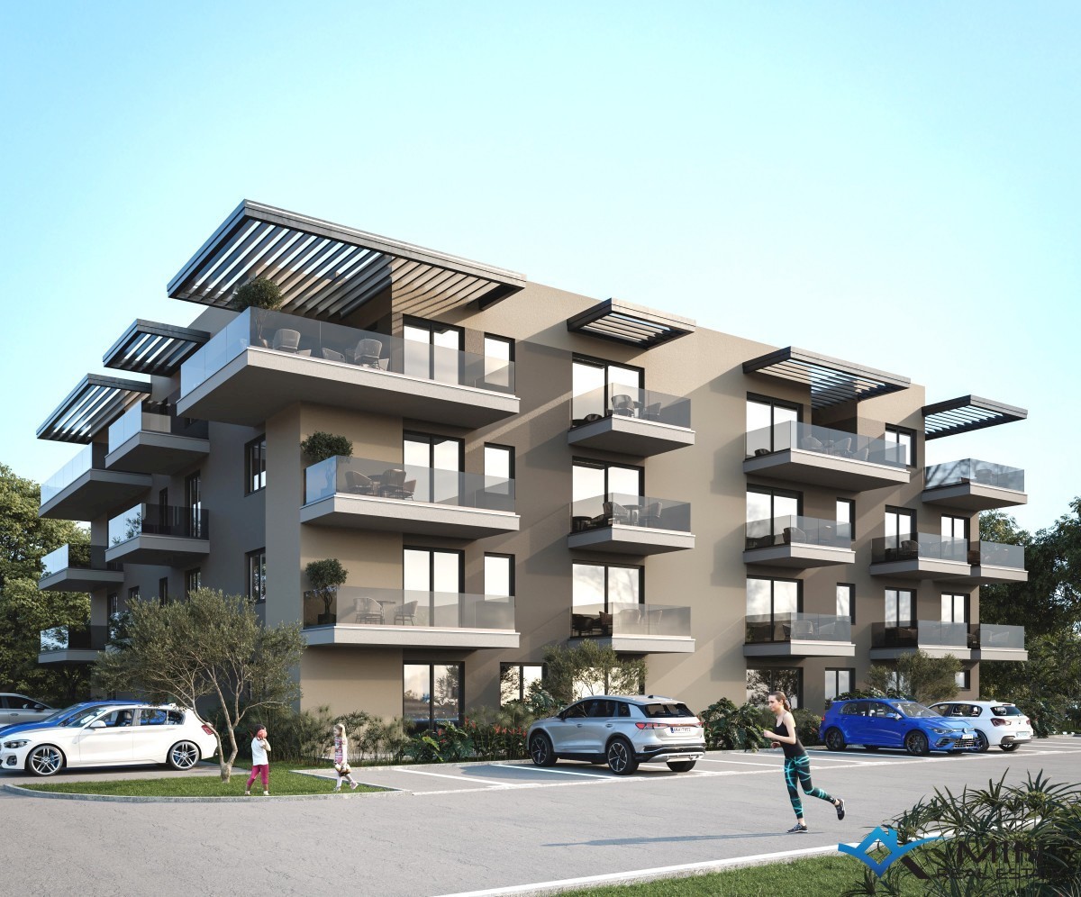 Apartma s strešno teraso 1500 m od morja v Taru