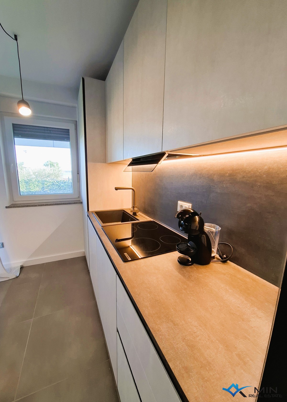 Apartma z vrtom, 1. vrsta do morja v Novigradu