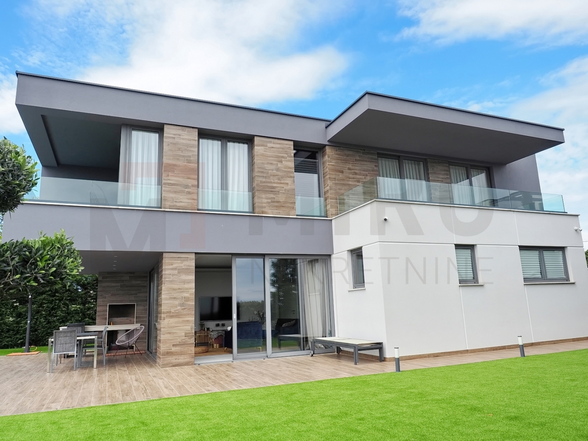 Krk, okolica, luksuzna moderna vila z bazenom in odprtim pogledom, PRODAJA!