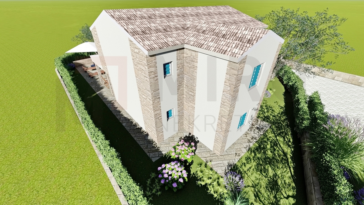 Dobrinj, okolica, luksuzna samostojna vila z bazenom, PRODAJA!