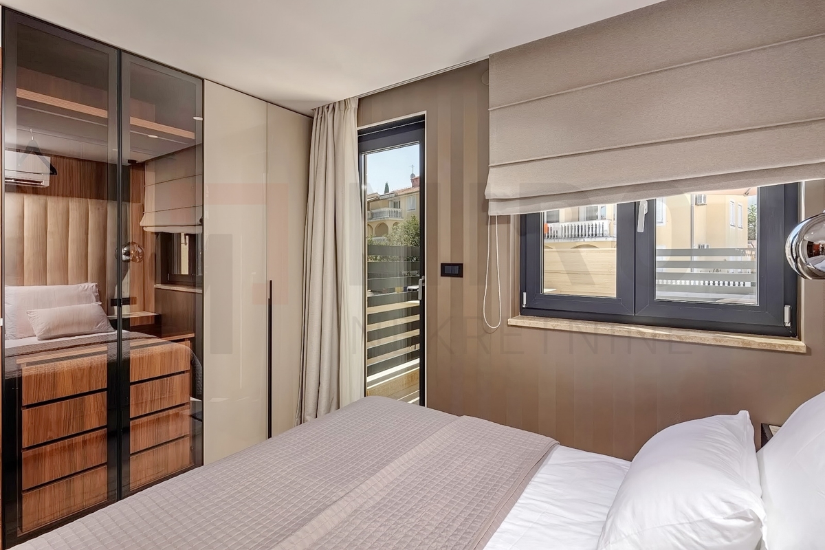 Malinska, atraktiven apartma z bazenom in pogledom na morje!