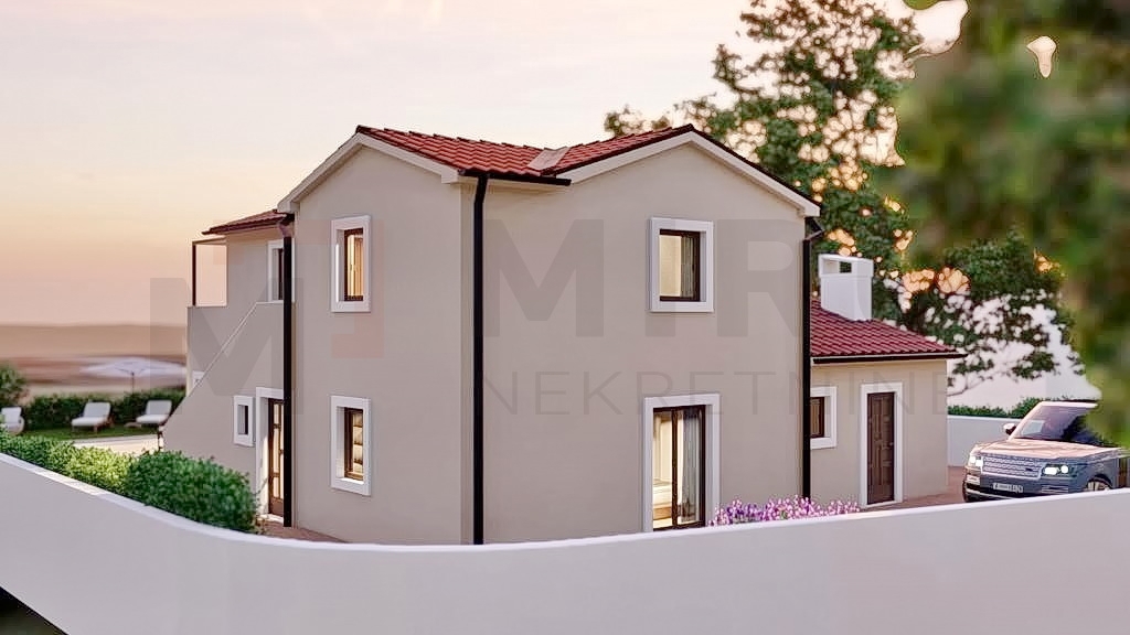 Malinska, nova mediteranska vila z bazenom na mirni lokaciji!