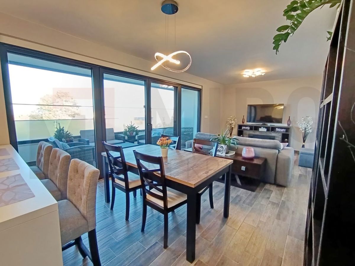 Malinska, opremljeno dvosobno stanovanje z razgledom!