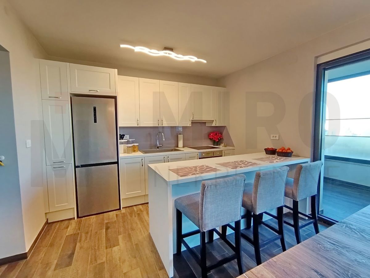 Malinska, opremljeno dvosobno stanovanje z razgledom!