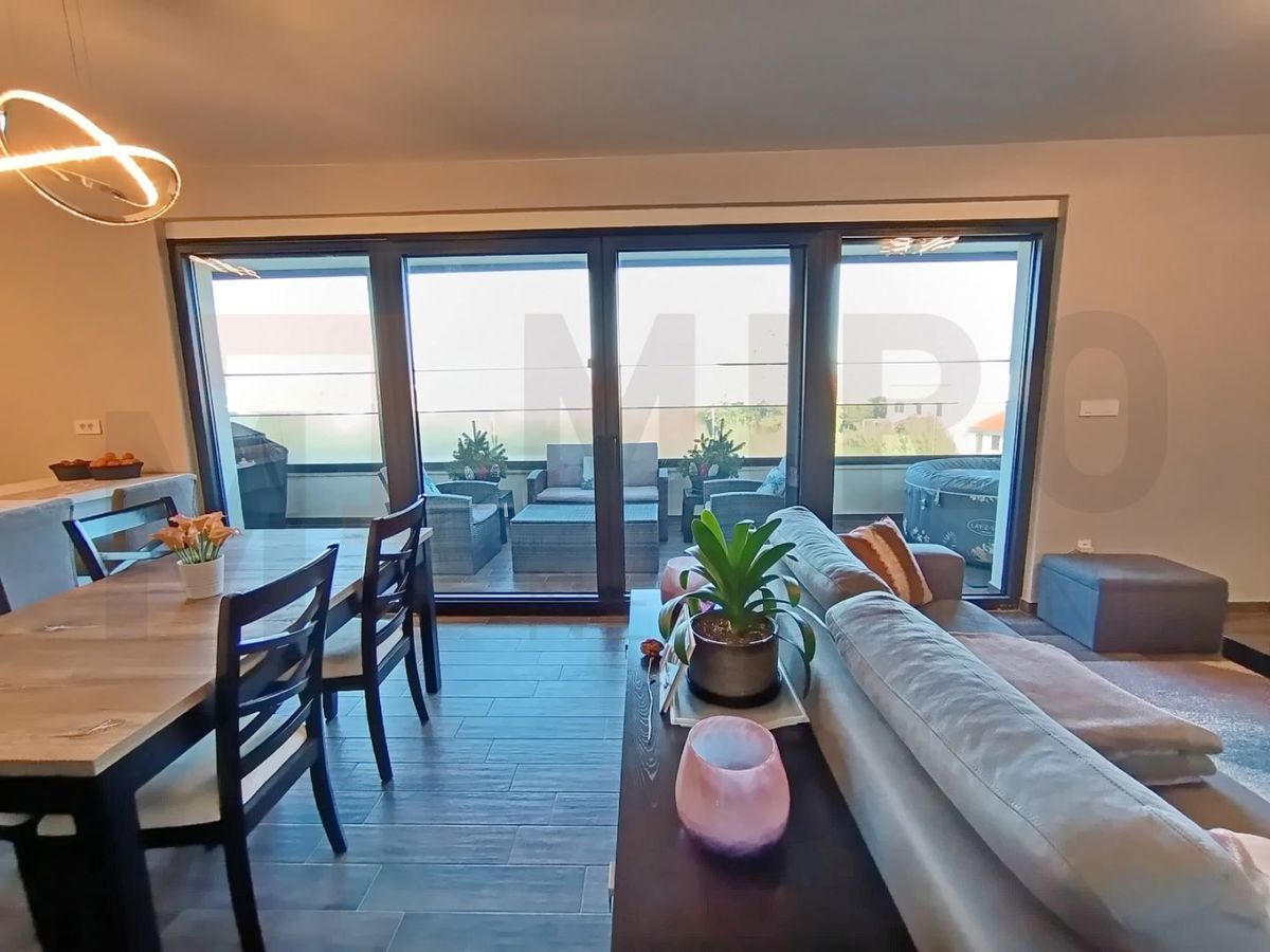 Malinska, opremljeno dvosobno stanovanje z razgledom!