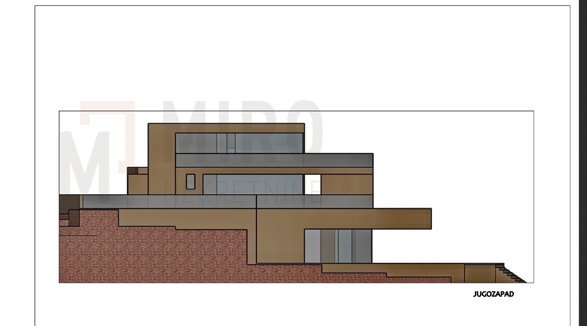Opatija, Ičići, zemljišče z gradbenim dovoljenjem in projektom za moderno hišo
