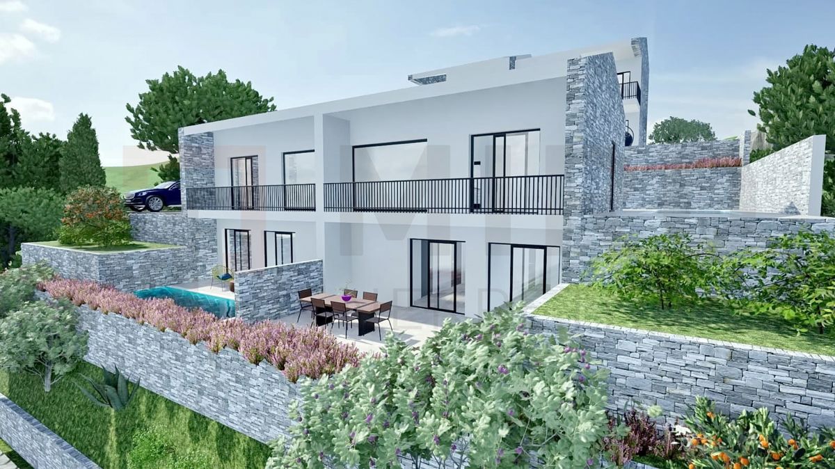 Vrbnik, zazidljivo zemljišče z idejnim projektom, PRODAMO!