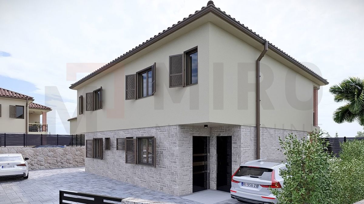 Krk, okolica, gradbeno zemljišče s projektno dokumentacijo!