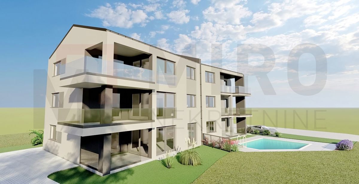 Šilo, novo stanovanje v prvem nadstropju s pogledom na morje, PRODAJA!