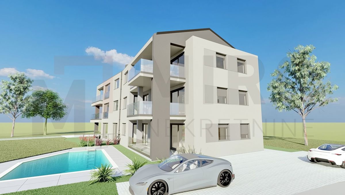 Šilo, novo stanovanje v prvem nadstropju s pogledom na morje, PRODAJA!