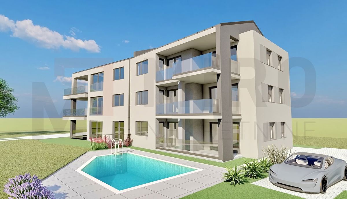 Šilo, novo stanovanje v prvem nadstropju s pogledom na morje, PRODAJA!