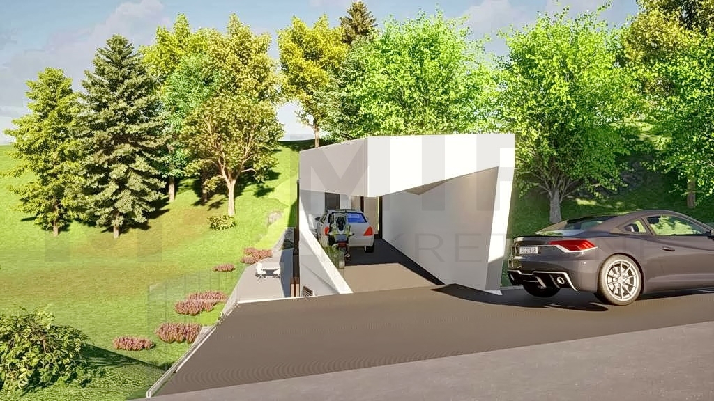 Vrbnik, zazidljivo zemljišče z idejno zasnovo za gradnjo moderne edinstvene nepremičnine, PRODAJA!