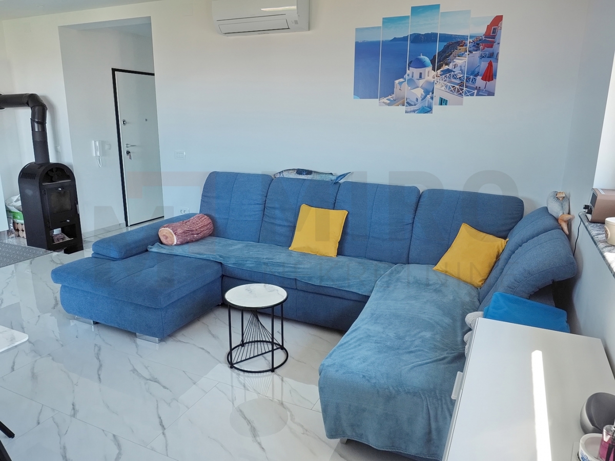 Malinska, opremljen apartma s panoramskim pogledom na morje