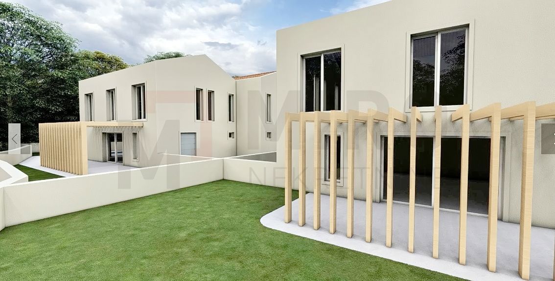 Dobrinj, okolica, gradbeno zemljišče z idejnim projektom!