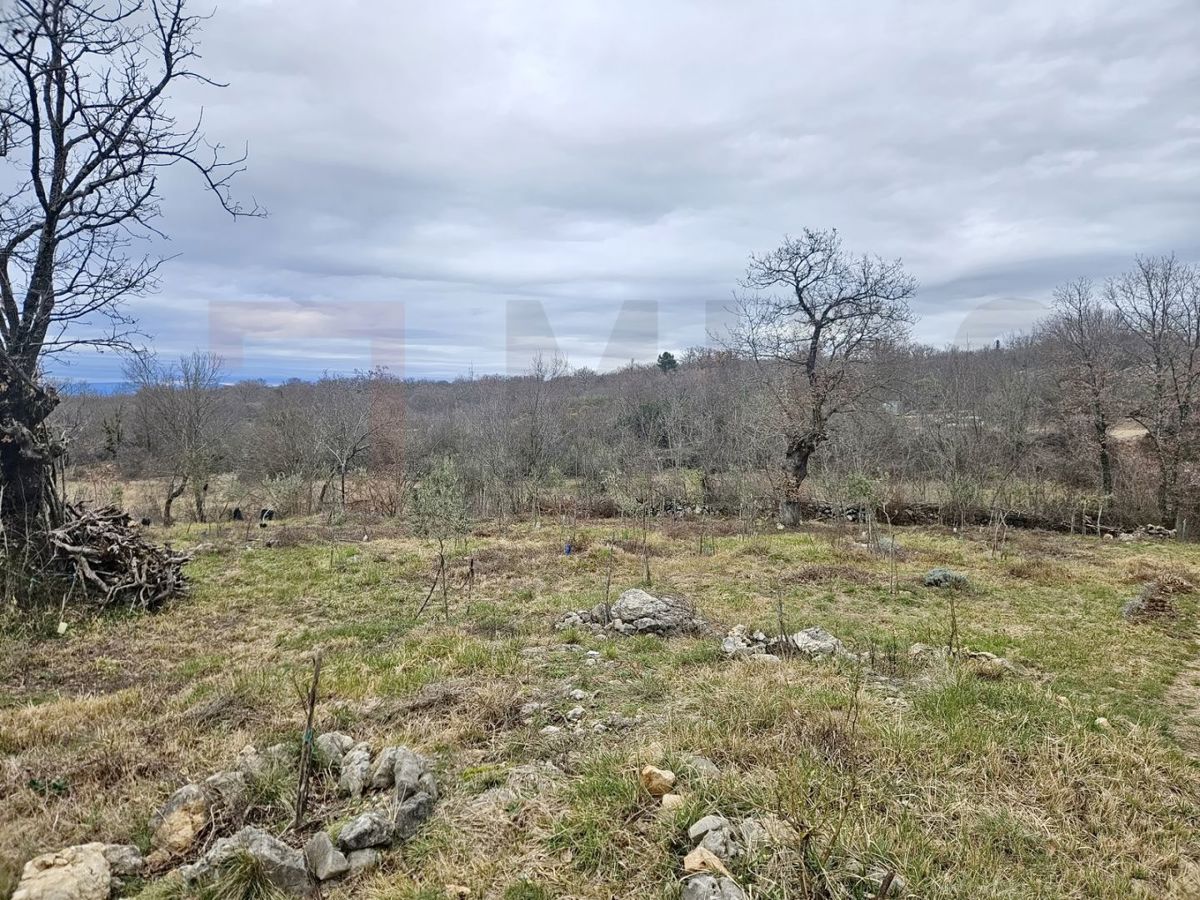 Krk, Poljica, kmetijsko zemljišče z dostopno cesto!