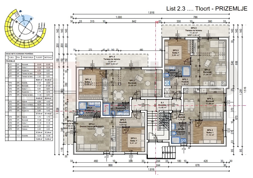 Malinska, novogradnja, prostoren apartma z vrtom, PRODAJA!