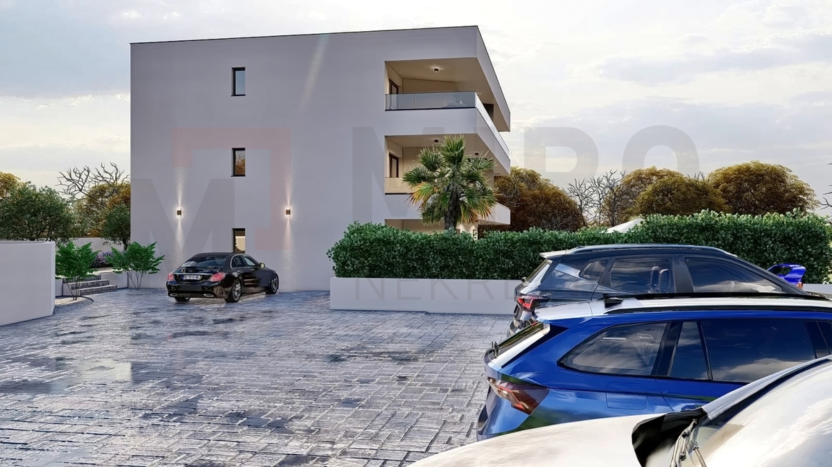 Malinska, apartma v izgradnji s panoramskim pogledom na morje