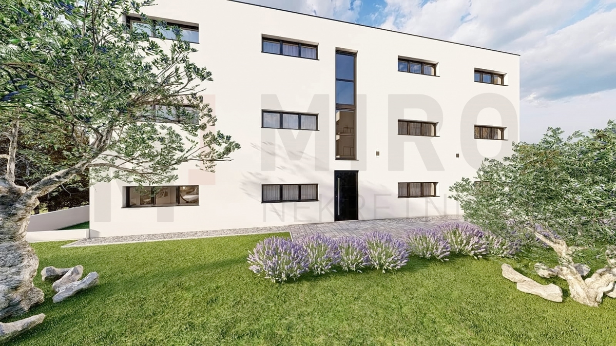 Malinska, apartma v izgradnji s panoramskim pogledom na morje