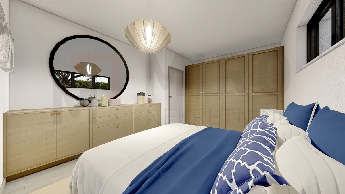 Malinska, apartma v izgradnji s panoramskim pogledom na morje