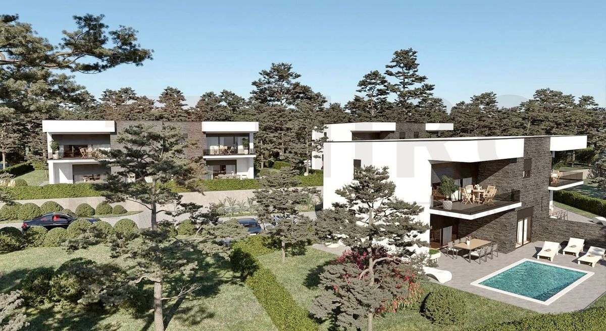 Kraljevica, moderna večstanovanjska vila z bazenom in vrtom, PRODAJA!