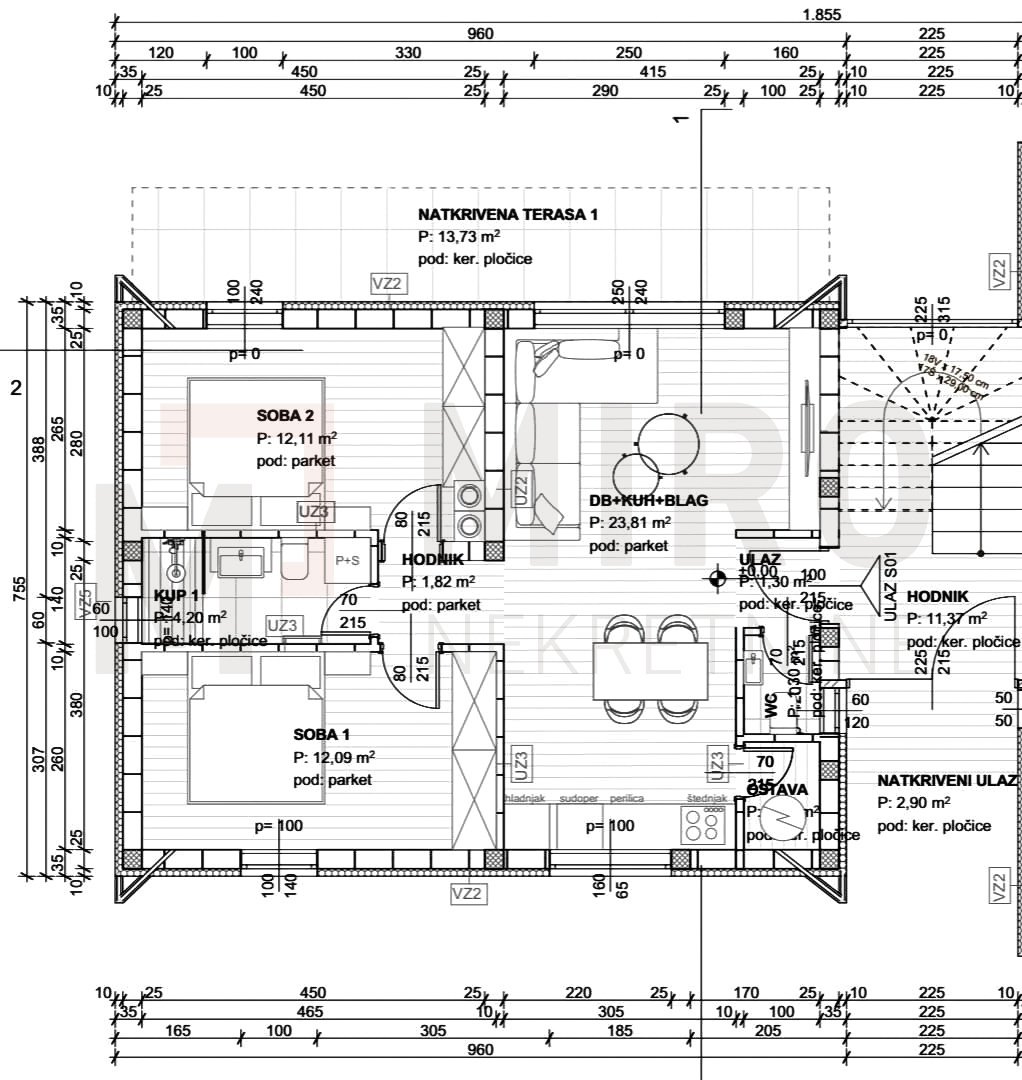 Stanovanje / Apartma Krk, 67m2