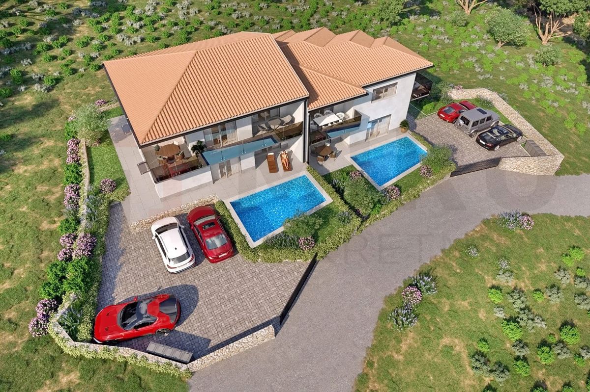 Vrbnik, novo stanovanje z odprtim pogledom na morje!