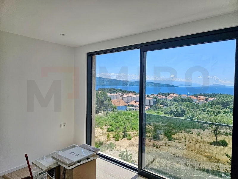 Mesto Krk, moderen penthouse z odprtim pogledom na morje, PRODAJA!