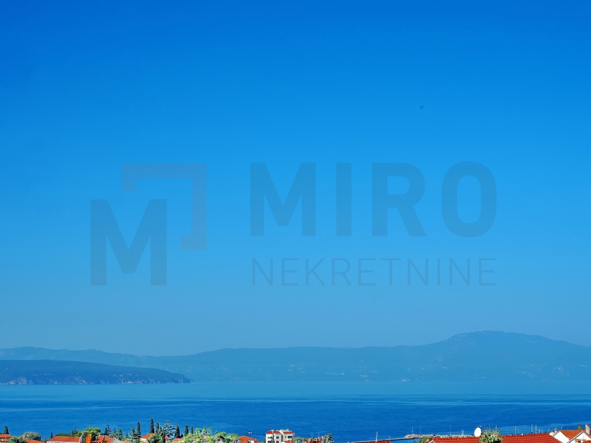 Malinska, novogradnja, apartma v 1. nadstropju s pogledom na morje, PRODAJA!