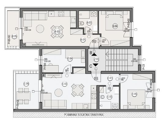 Valdebek, Pula, 49,49m2