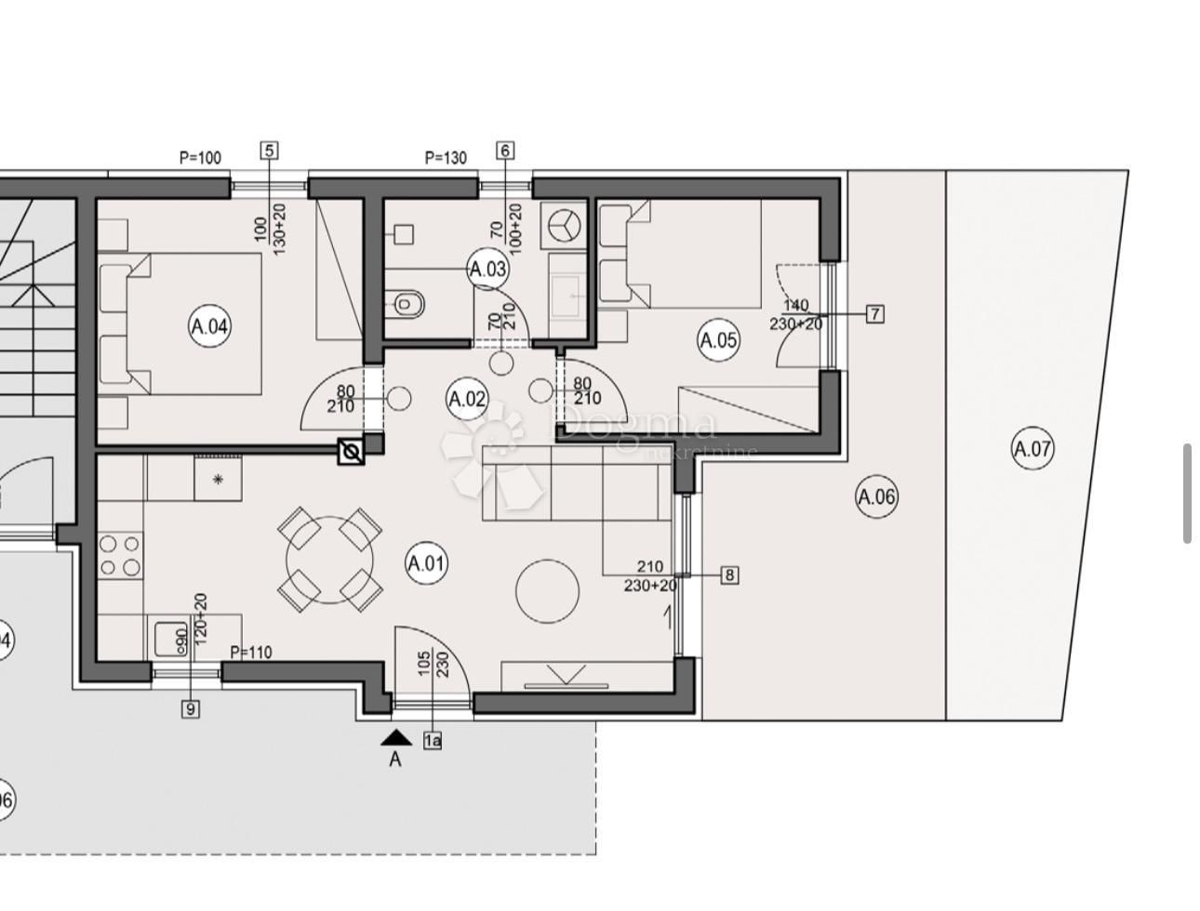 Valmade, Pula, 53,50m2