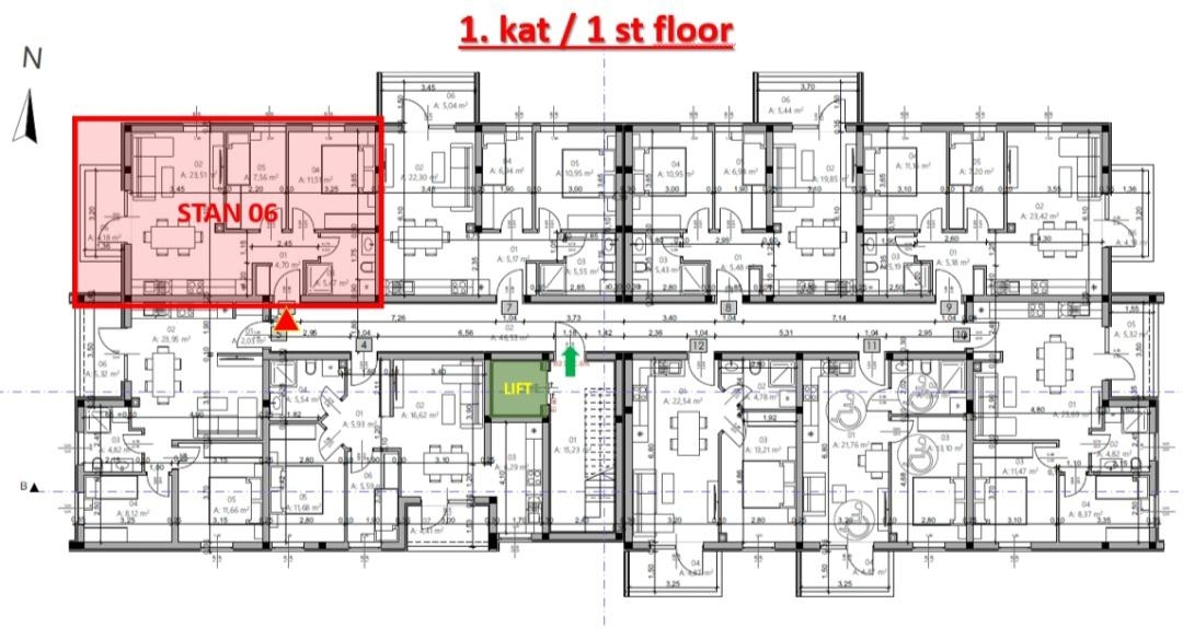 Monvidal, Pula, 54,84m2