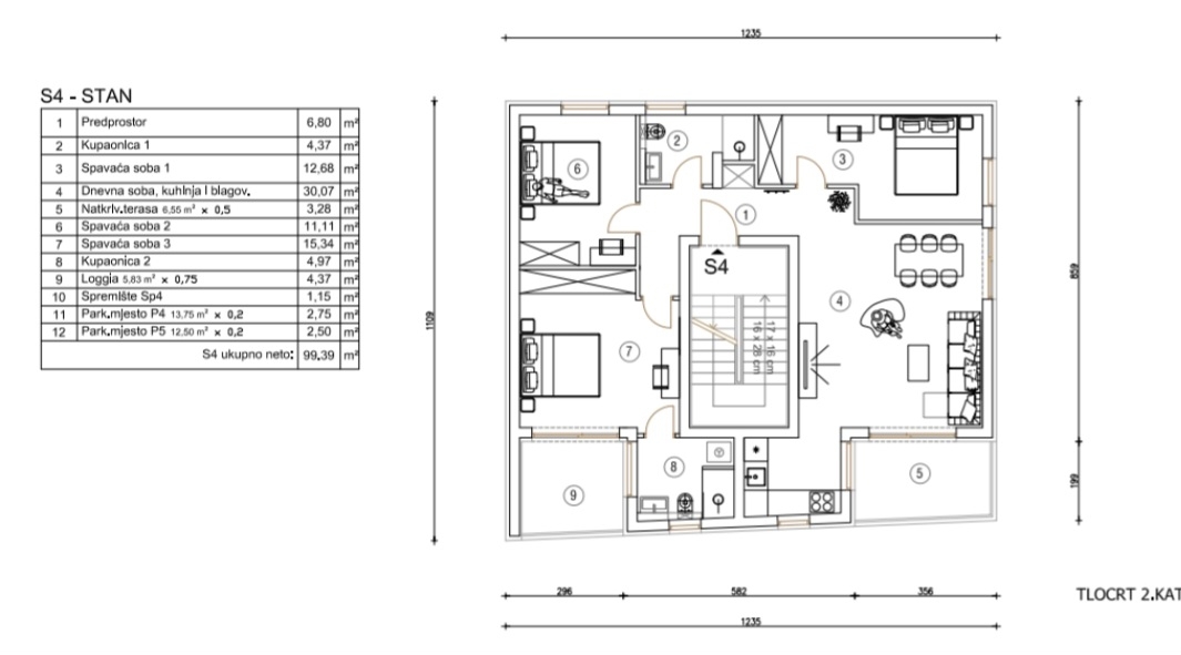 Šijana, Pula, 99,39m2