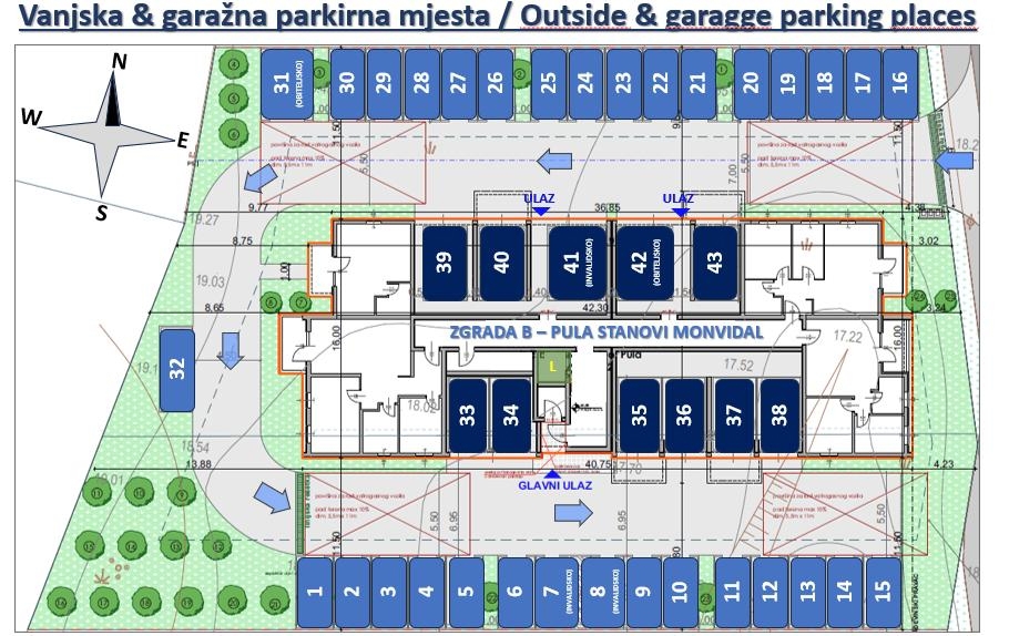 Monvidal, Pula, 45,40m2